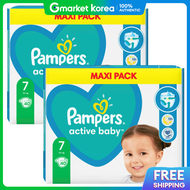 Pampers | แพมเพิสแบบติดเทป Baby-Dry สำหรับเด็กทารก ไซส์ 7 a As the Picture One