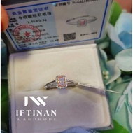Rare Clear Emerald Cut Moissanite Ring 0.6 ct, Unicorn S925