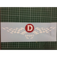 D sport wing sticker