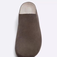 Spain ZARAˉ original New Mens Shoes Home Simple Anti-velvet Leather Wrap Head Flat Leather Comfortab