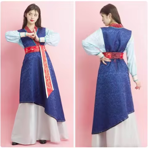 Adult Chinese Movie Heroine Hua Mulan Cosplay Costume Women Mushu Dragon Halloween Teen Mulan Role P