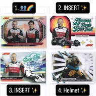 F1 Topps & Chrome Card - Valtteri Bottas & Zhou Guanyu (Mercedes & Alfa Romeo F1)