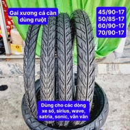 Herringbone Motorcycle Tire 45/90-17 50/85-17 60/90-17 70/90-17 custom Sirius Wave Dream Satria Soni