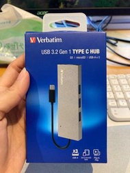 威寶 Type C 轉接器 擴展器 Verbatim USB 3.2 Gen 1 Type C Hub