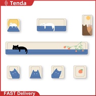 8 PCS Custom Keycaps 5-Side Dye-SUB Cubed Keycaps 6.25u Spacebar DIY Keycaps Cherry/MDA Profile for 