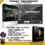 DVD Cd-dvdvd Recording Software FL Studio 20- Guitar Rig 5-Full Version - Effect Guitar - Guitar Amp