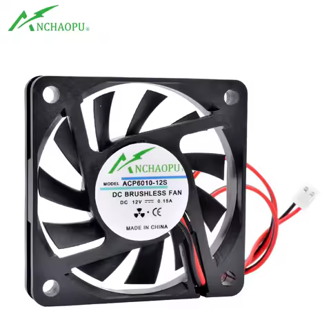 ACP6010 6cm 60mm fan 60x60x10mm DC5V 12V 24V 2pin Ultra thin cooling fan for chassis CPU power route