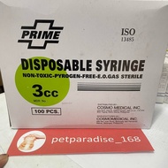 PRIME 3cc Disposable Syringe (1 BOX)100pcs