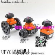 【量大可議價】UPVC隔膜閥塑料PVC雙由令隔膜閥法蘭式截止閥活接式耐酸堿腐蝕閥