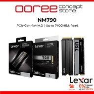Lexar NM790 M.2 2280 PCIe Gen4x4 NVMe SSD 1TB 2TB With Heatsink HS 7400MB/s Read 6500MB/s Write Gami