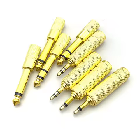 25pcs Electric piano electronic keyboard electronic drum adapter headphone adapter 2Pole 3Pole 6.5-t