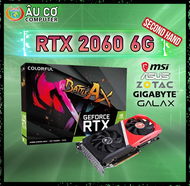 [CŨ] VGA RTX 2060 6GB Card màn hình 6G GDDR6 MSI - ASUS - GIGABYTE - ASRock - COLORFUL Cũ (NO BOX)