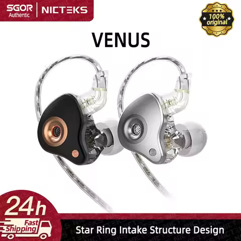SGOR VENUS HIFI In Ear Earphones Dynamic Headphones IEM Monitor Earbud Super Bass Headset Noise Canc