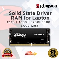 HyperX Impact DDR4 | DDR5 Laptop RAM [ 8GB 16GB 3200MHz 16GB 4800 5200 5600 6000Mhz ] CL22 / CL40