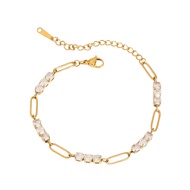 Otis Paperclip Bracelet (Gold)