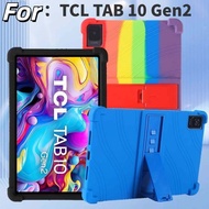 Shockproof  Case for TCL TAB 10L Gen 2  10.1-inch  8492A TCL Tab 10 5G Silicone stand Shell TCL tabl