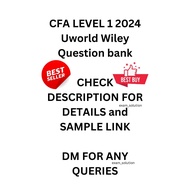 CFA level 1 2024 Wiley Question Bank