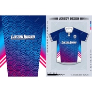 Template Design Baju/Jersey/Apparel Sublimation Format Illustrator