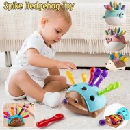 Montessori Spike Hedgehog Toy Color Number Matching Game Baby Hand-eye Focus Training Sensory Toy