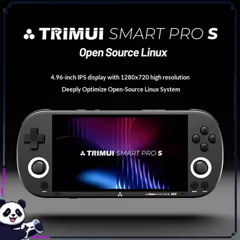 TRIMUI SMART PRO S Retro Game Console Open Source Palm Phone Childhood PSP Nostalgic NDS Simulation 