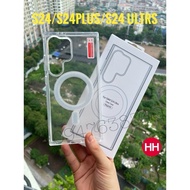 Samsung Galaxy S26, A56, S25, S24 Ultra, S24, A37, A36 Case (Transparent) Magnet SUPPORT Wireless Ch