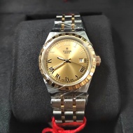 Tudor (TUDOR) Royal Series Automatic Mechanical Ladies Watch Swiss Watch Calendar Business Waterproof Luminous Female Watch 28mm Gold Dial M28303-0004