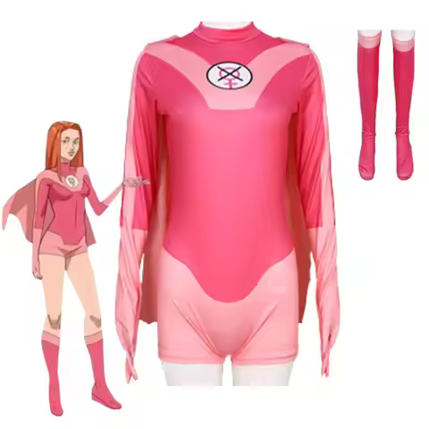 Invincible Atom Eve Cosplay Fantasia Costume Disguise Adult Women Jumpsuit Cloak Outfits Female Hall