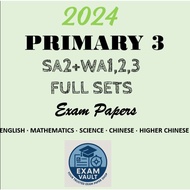 2024  Primary 3 Top School Past Year Exam Papers | P3+SA2+WA1/2/3 | PSLE Format | With Answers | Sta