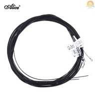 Fast Ship Alice AC136BK-H Black Nylon Classical Guitar Strings 6pcs/set (.0285-.044) Hard Tension wi