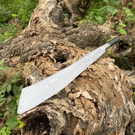 HARGA SPESIAL Golok Potong Kayu Bahan Baja Per Asli Gagang Besi Fulltang Tanpa Las Anti Copot - Golo