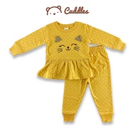 Cuddles Baby Girl Pyjamas Long Sleeves PGW039