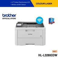 Brother HL-L3280CDW Colour Laser Printer เครื่องพิมพ์สีเทคโนโลยีแบบ LED พิมพ์ขาว-ดำ/สี 26 แผ่นต่อนาท