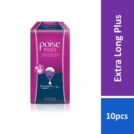 Poise Pads Extra Long Plus Non Wing Incontinence / Adult Diapers 36cm 10s