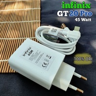 Infinix GT 20 pro 45w Charger | Gt 10 Pro Copotan HP Original 100% Fast charging L Cable