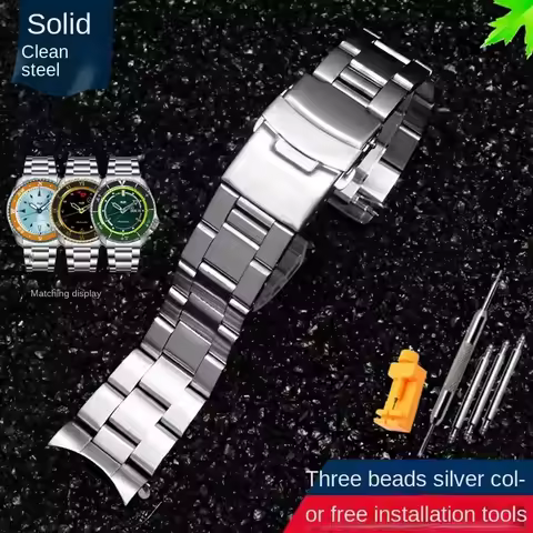 For Casio MDV106-1A MDV-107 MTP-VD01 MDV-106D Strap Stainless Steel Wristband Metal Bracelet Replace