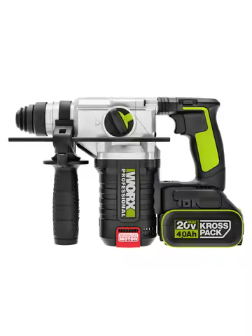 WORX WU388 Cordless Brushless Dual purpose Impact Drill for Drilling Concrete functional Industrial 