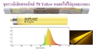 ชุดรางอิเล็กทรอนิกส์ t8 Yellow 36W หลอดไฟไล่ยุงและแมลง