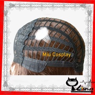 Flower mesh Wig [Available] Tomioka Giyuu - Kimetsu no yaiba cosplay Wig/Wig black [Miu Cosplay]