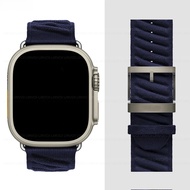 For Apple Watch Ultra 1-3 10 9 8 7 6 Strap 38MM-49MM 45MM  En Mer Band Bleu Nuit For Apple Watch Ser