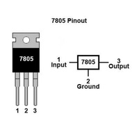 IC Regulator LM7805 L7805 L7805CV 7805 Voltage 5V Regulator IC Electronic Components