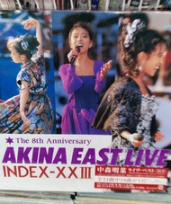 現貨  完全限量版黑膠唱片4碟  中森明菜 east live lp box akina (彩膠4碟限量盒裝)