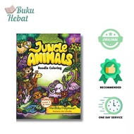 CHILDREN'S BOOK: DOODLE ART: JUNGLE ANIMALS