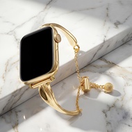【新品现货】时尚金属感智能手表带适合apple watch38-49mm三星华为20mmFashion metallic smart watch band for app20260823