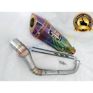 Yoshimura R11 Rainbowknalpot - Aerox 155