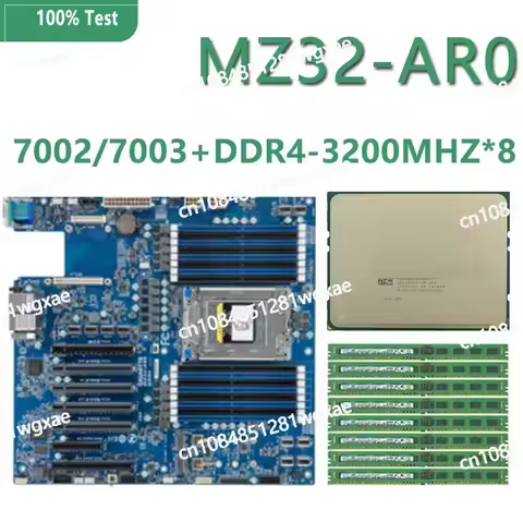E-ATX Server Motherboard MZ32-AR0 Supports EPYC 7402P 7452 7V12 7352 7302 7282 7272 7262 7252 7D12/1