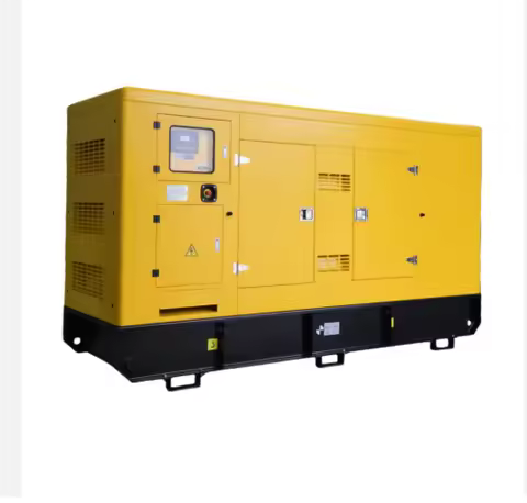 Silent 4 Cylinder Generator Set 30kva-350kva Standby Electric Soundproof Generator ATS Option Rated 