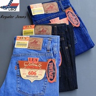 Lea 606 emba levis Long jeans original original Standard Regular size 28-38 High quality