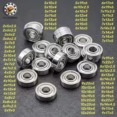 10pcs SMR117ZZ Bearing 7x11x3 mm ABEC-9 Stainless Steel Ball Bearing High Precision 3x6x2.5 4x7x2.5