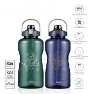 3800ML Tritan Water Bottle With Straw / BOTOL AIR / SPORT BOTTLE / BOTOL MINUMAN