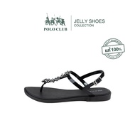 POLO CLUB รองเท้ายาง รุ่น P2829 สีดำ | รองเท้าแตะรัดส้น รองเท้าแตะผู้หญิง รองเท้าแตะแฟชั่นผู้หญิง รอ